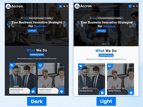 Light & Dark Theme Switcher
